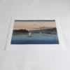 Utagawa Hiroshige – Schiffe unter dem Berg Fuji, japanischer Holzschnitt