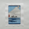 Utagawa Hiroshige – Fischer unter dem Berg Fuji, japanischer Holzschnitt