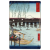 Utagawa Hiroshige – Die Ryōgoku-Brücke in Edo, japanischer Holzschnitt