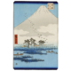 Utagawa Hiroshige – Fischer unter dem Berg Fuji, japanischer Holzschnitt