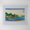 Katsushika Hokusai – Enoshima in der Provinz Sagami, japanischer Farbholzschnitt aus der Serie Sechsunddreißig Ansichten des Berges Fuji