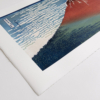 Katsushika Hokusai – Rote Fuji (Gaifū kaisei), japanischer Holzschnitt aus der Serie Sechsunddreißig Ansichten des Berges Fuji