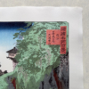 Utagawa Hiroshige – Der Weg zum Tempel Zenkōji am Berg Kusuri, japanischer Holzschnitt