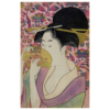 Kitagawa Utamaro – Kamm, japanischer Farbholzschnitt im Genre bijinga