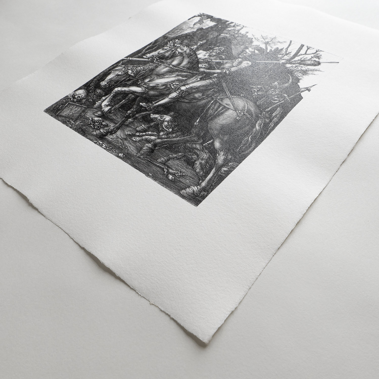 Albrecht Dürer Ritter Tod und Teufel 1513 Kupferstich Ritter Pferd Tod Teufel