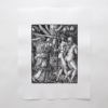 Albrecht Dürer Vertreibung aus dem Paradies Kupferstich Adam Eva Renaissance 1510