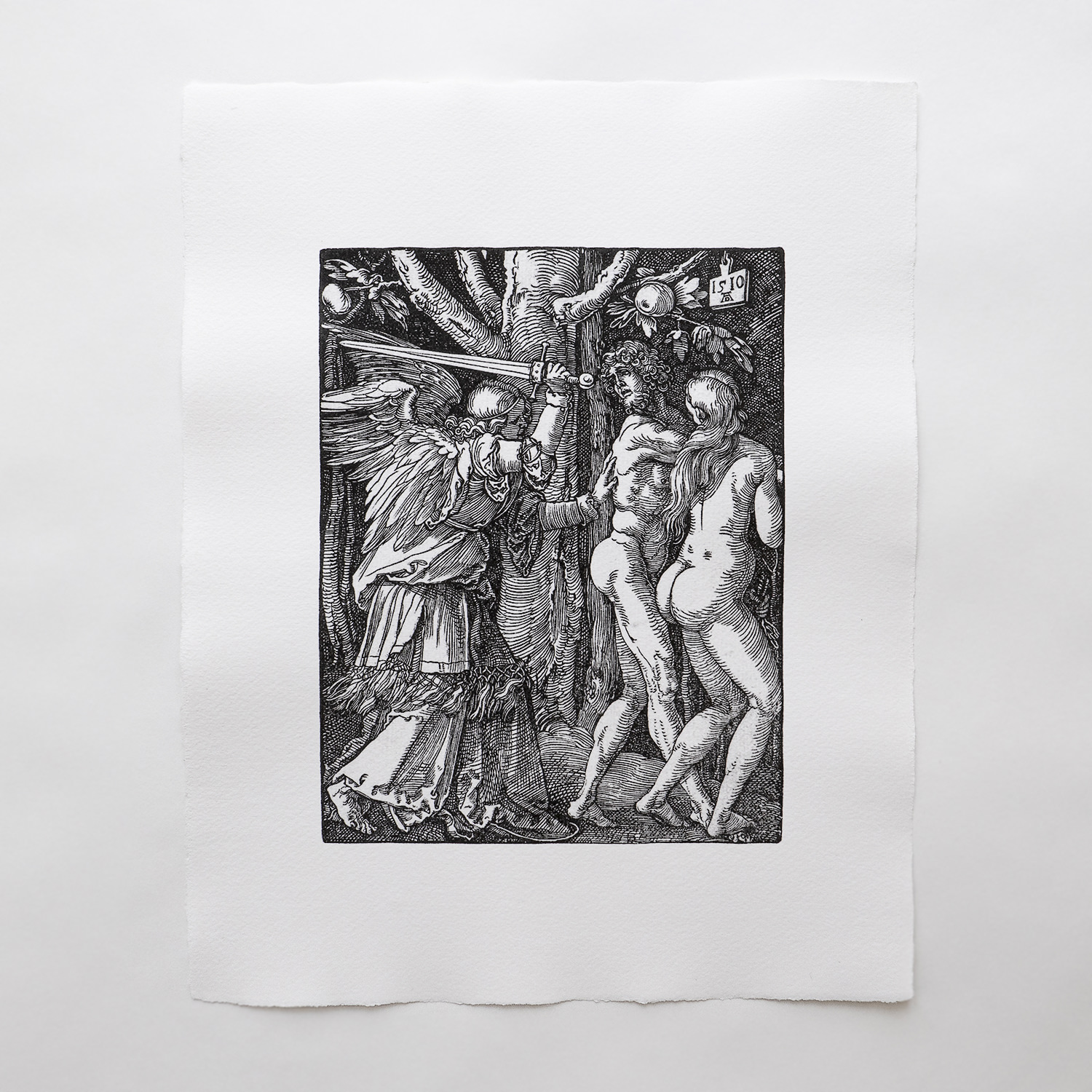 Albrecht Dürer Vertreibung aus dem Paradies Kupferstich Adam Eva Renaissance 1510