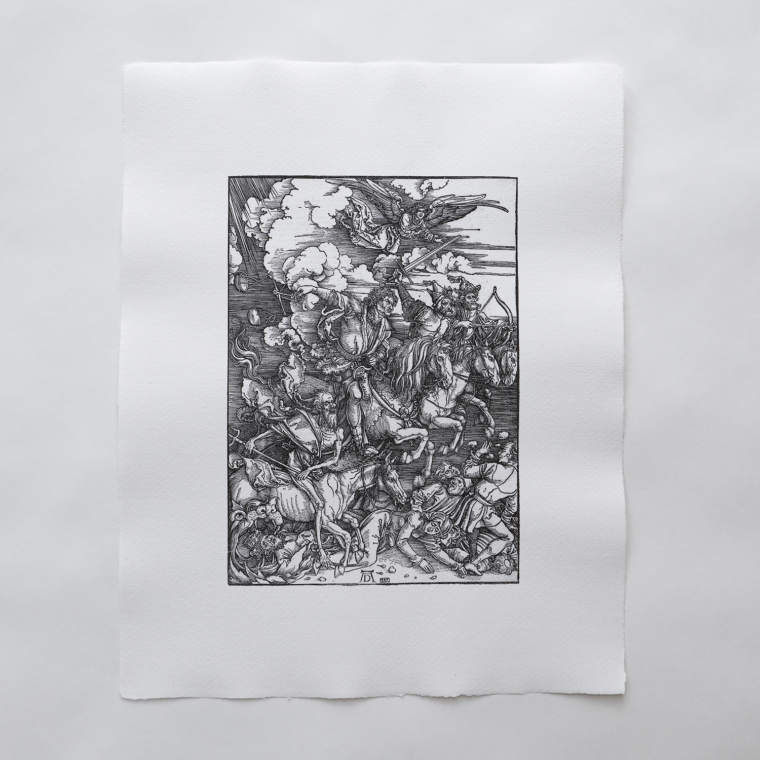 Albrecht Dürer Die apokalyptischen Reiter 1498 Holzschnitt biblische Szene Reiter