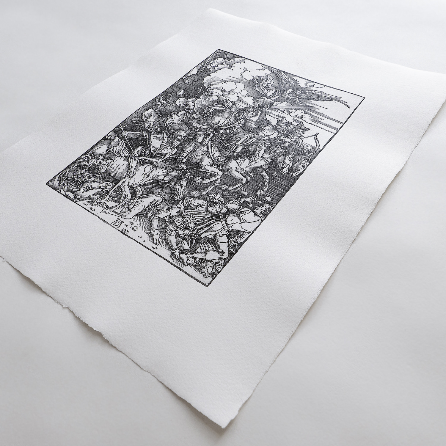 Albrecht Dürer Die apokalyptischen Reiter 1498 Holzschnitt biblische Szene Reiter