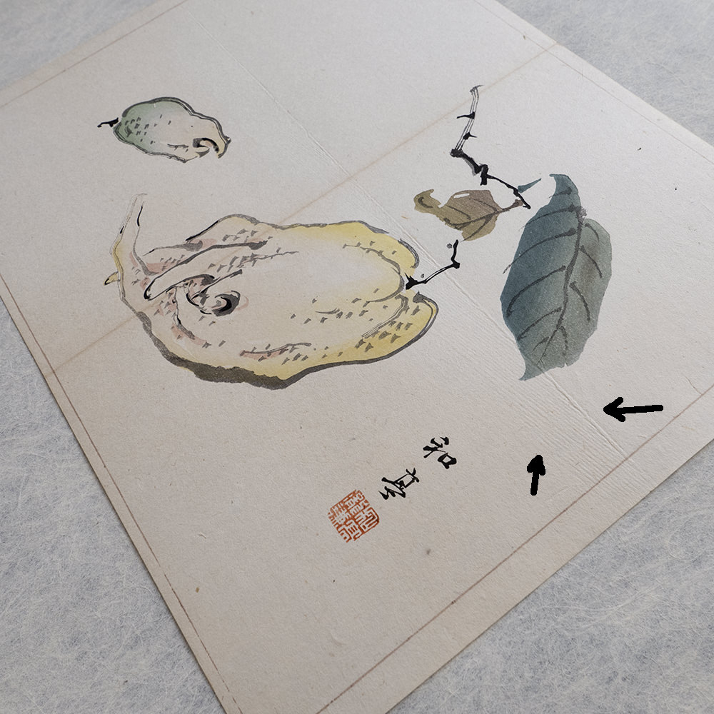 Taki Katei pflaumen – japanischer Farbholzschnitt aus der Meiji-Zeit (1894)