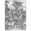 Albrecht Dürer Die apokalyptischen Reiter 1498 Holzschnitt biblische Szene Reiter
