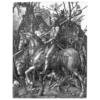 Albrecht Dürer Ritter Tod und Teufel 1513 Kupferstich Ritter Pferd Tod Teufel