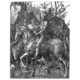 Albrecht Dürer Ritter Tod und Teufel 1513 Kupferstich Ritter Pferd Tod Teufel