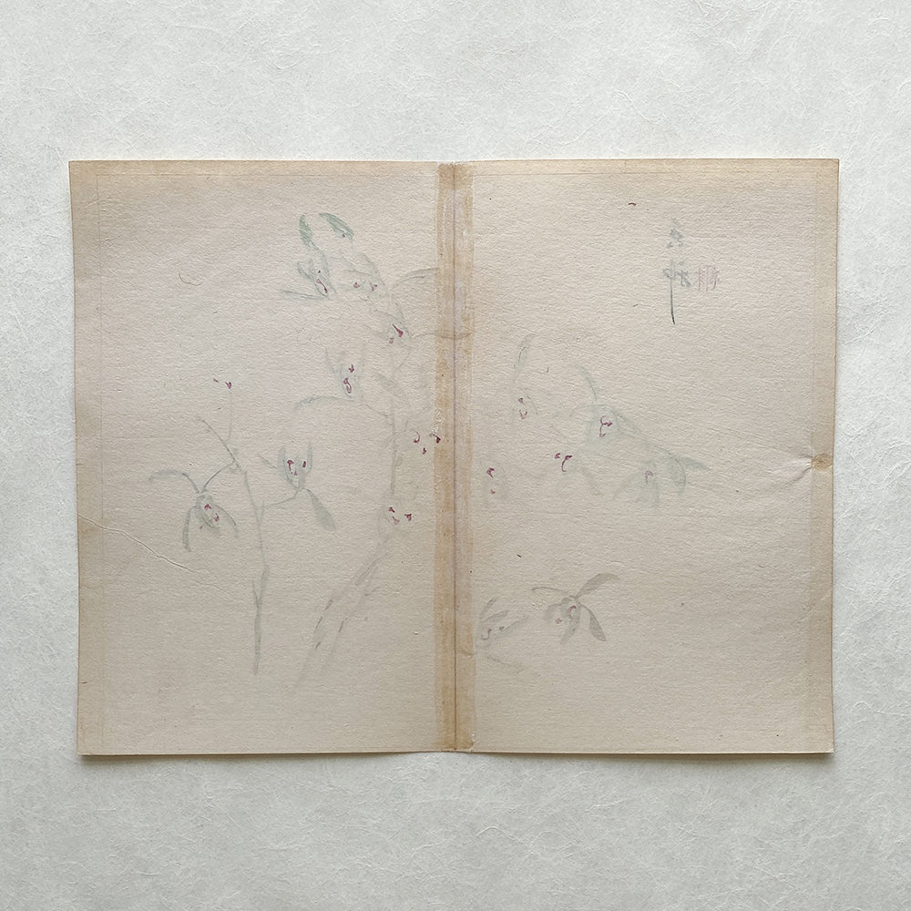 Taki Katei winterstimmung – japanischer Farbholzschnitt aus der Meiji-Zeit (1894)