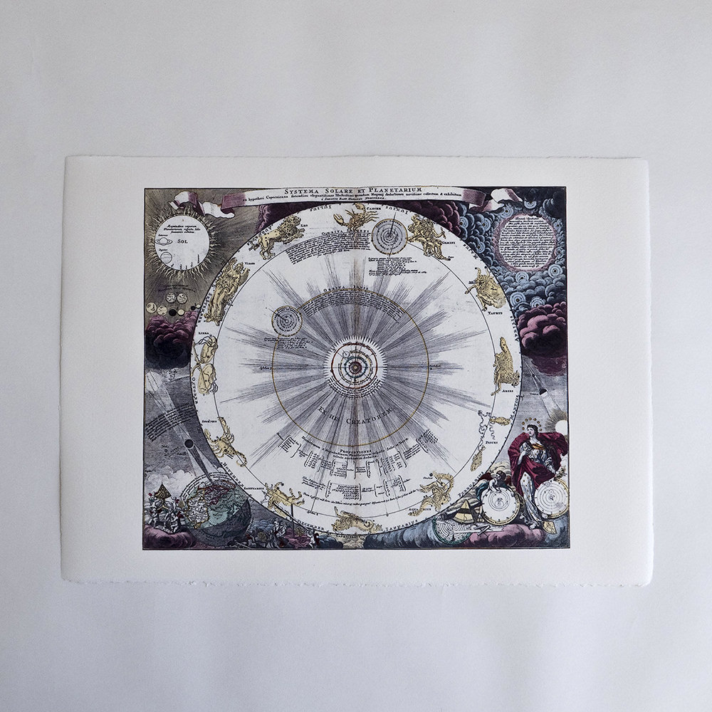 Johann Baptist Homann – Astronomische Karte (1700)