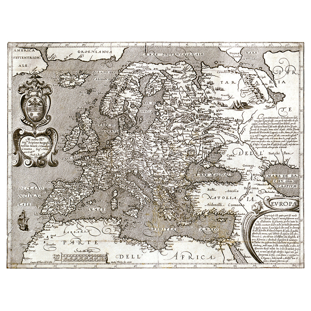 Arnoldo di Arnoldi – Europakarte (1600)