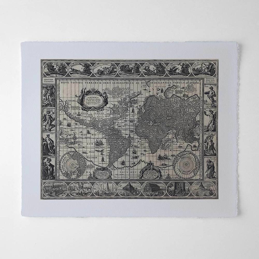 Willem Blaeu – Weltkarte (1606)