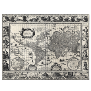 Willem Blaeu – Weltkarte (1606)