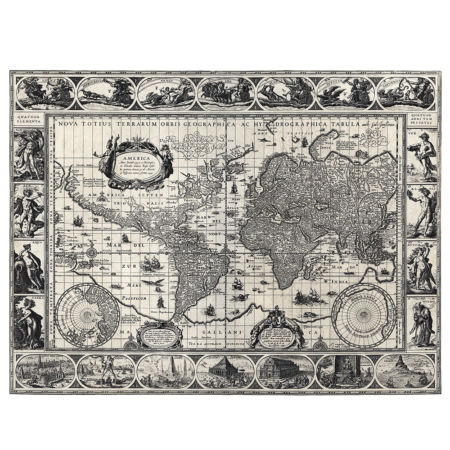 Willem Blaeu – Weltkarte (1606)