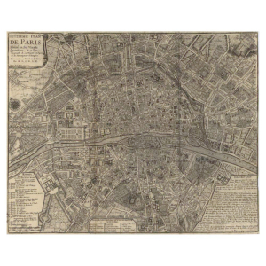 Nicolas de Fer – Karte von Paris (1705)