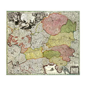 Johann Baptist Homann – Habsburger Länder (1720)