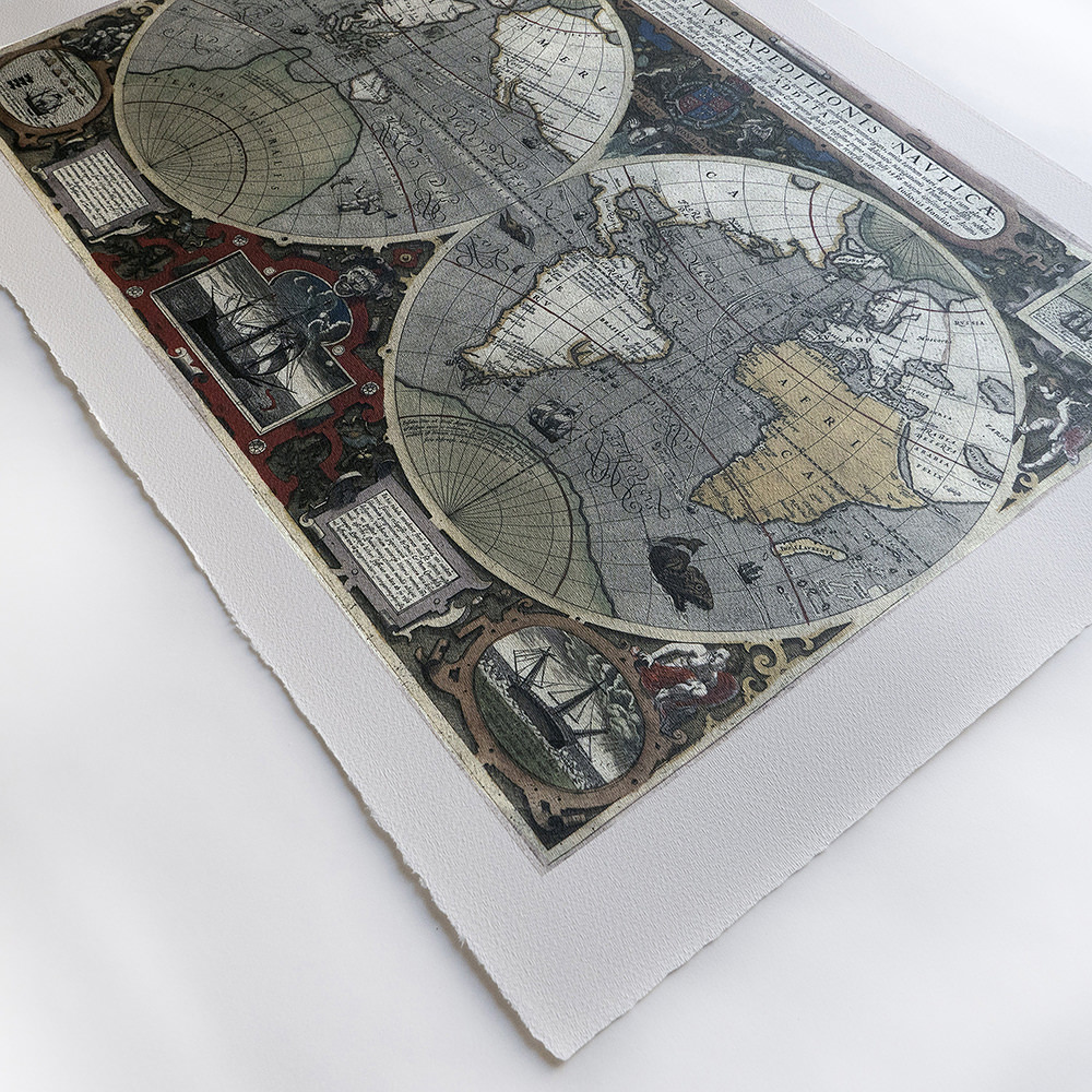 Jodocus Hondius – Weltkarte (1595)