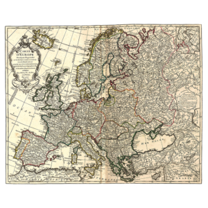 Guillaume de L’Isle – Europakarte (1769)