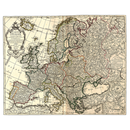 Guillaume de L’Isle – Europakarte (1769)
