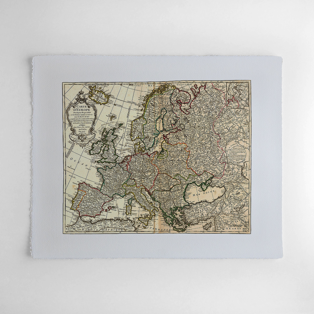Guillaume de L’Isle – Europakarte (1769)