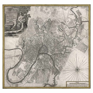Ivan Fedorovic Michurin – Karte von Moskau (1745)