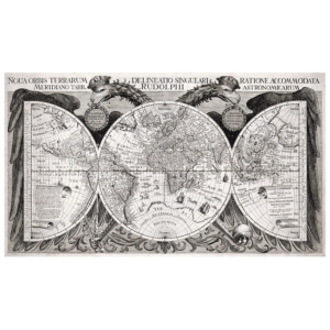 Philipp Eckebrecht – Weltkarte (1630)