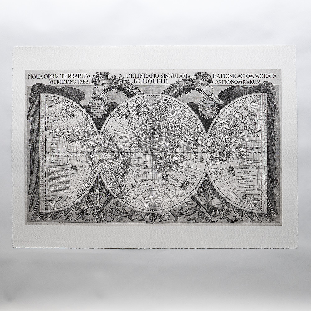 Philipp Eckebrecht – Weltkarte (1630)