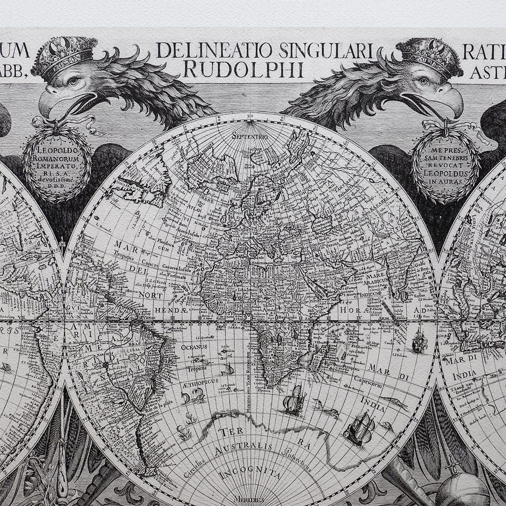 Philipp Eckebrecht – Weltkarte (1630)