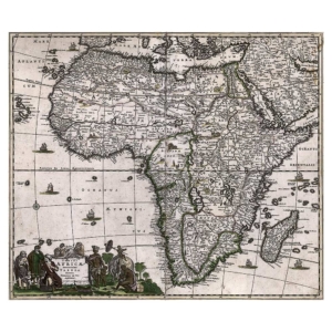 Frederik de Wit – Afrikakarte (1688)