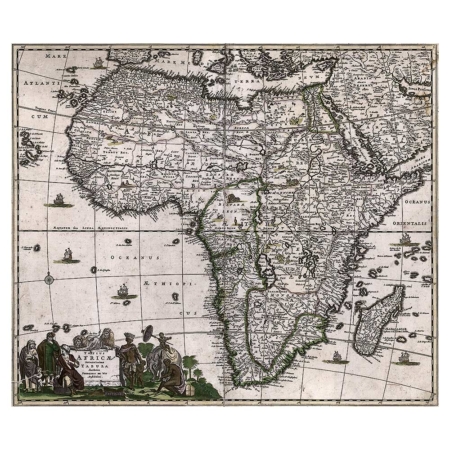 Frederik de Wit – Afrikakarte (1688)