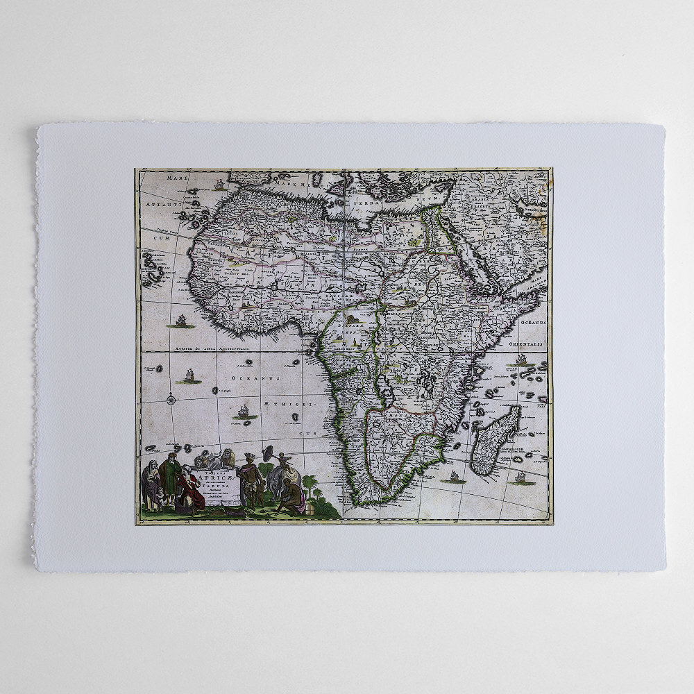 Frederik de Wit – Afrikakarte (1688)