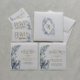 Individuelle Hochzeitspapeterie aus handgeschöpftem Papier mit Einladung, RSVP-Karten und Umschlägen